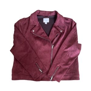 Old Navy Women’s Suede Moto Jacket